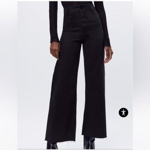 Zara high waisted Black jeans